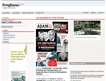 Tablet Screenshot of fr.fergananews.com
